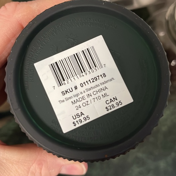 Starbucks Dark Green Jelly Studded Tumbler 24oz Venti 2021 Edition - Picture 4 of 5